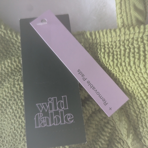 Wild Fable Sage Green Ribbed Bralette - Picture 7 of 8